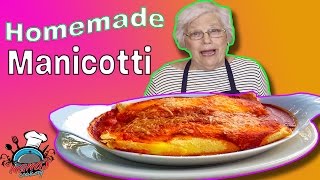 How to Make Manicotti  Nanas Cookery 4k [upl. by Yreffeg]