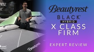 Simmons Beautyrest Black Hybrid X Class Firm Mattress Expert Review [upl. by Trilbi]