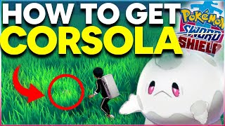 How To Get Corsola and EVOLVE it in Pokemon Sword and Shield  Galarian Form Corsola Guide [upl. by Attikram21]