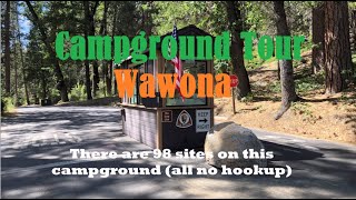 Wawona Campground Tour in Yosemite National Park June 2022 [upl. by Ailana]