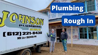 Plumbing Rough In  Johns House Episode 5 [upl. by Matrona988]