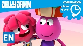 Jelly Jamm English 1Hour Compilation Ep3640 Cartoons in English for kids [upl. by Swetiana]