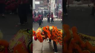 CNY Parade Boston  Lion Dance  Freemason [upl. by Nesrac767]