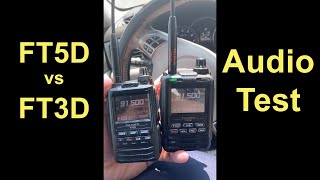 Yaesu FT5D vs FT3D Audio Performance [upl. by Adnalu520]