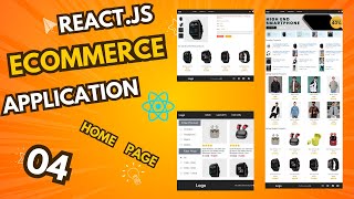 🚀 Build a Full Ecommerce Web App with Reactjs amp Bootstrap 💻  Full Mobile Responsive  PART  4 [upl. by Airyt]