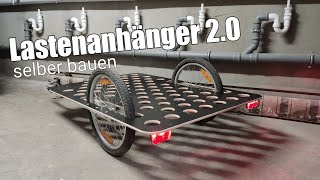 Lastenanhänger 20 selber bauen DIY Bike Camper  Der neue Fahrrad Transportanhänger Timelapse [upl. by Odracir762]