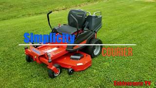 Simplicity Courier Zero Turn Mower [upl. by Chill]