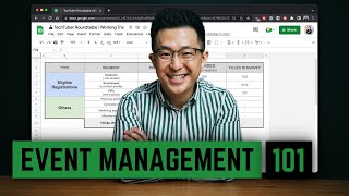 Intro to Event Planning amp Management with Google Sheets [upl. by Lari]