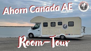 Ahorn Canada AE 2018  Wohnmobil Roomtour mit 4 REIFEN 1 KLO [upl. by Sacksen498]