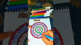 Easy doodle art mandala art shorts [upl. by Lian]