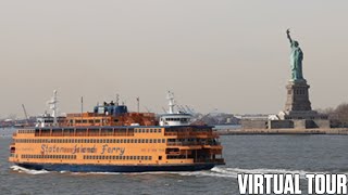 Staten Island Ferry  New York City  Virtual Tour [upl. by Otti]