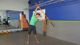 Stick Mobility  10 Min Full Body Workout  1 Long [upl. by Noicnecsa]