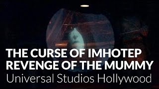 Curse of Imhotep Queue Video  Revenge of the Mummy  Universal Studios Hollywood [upl. by Netsriik964]