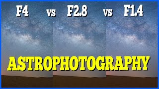 Astrophotography f4 vs f28 vs f14   With DOWNLOADABLE IMAGES [upl. by Nowtna]