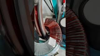 toroidal winding machine part 3  winding toroidal 1000watts [upl. by Licastro]