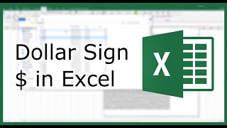 Dollar Sign  in Excel  Excel in Minutes [upl. by Warrin]