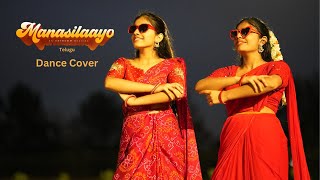 Manasilaayo Telugu  Dance Cover  Nainika amp Thanaya [upl. by Yrellav]