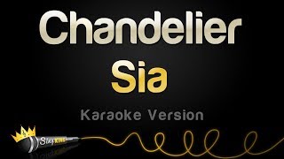 Sia  Chandelier Karaoke Version [upl. by Helali]