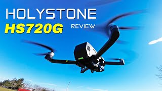 Holystone HS720G  A Good Beginner Camera Drone [upl. by Ainirtak]