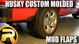 How to Install Husky Liners Custom Molded Mud Flaps on a Chevrolet Silverado [upl. by Telfer]