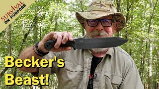 Kabar Becker BK9 Combat Bowie  Sharp Saturday [upl. by Kenrick]