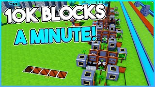 NEW The BEST Wood Farm In Block Tycoon ROBLOX [upl. by Ahselet]