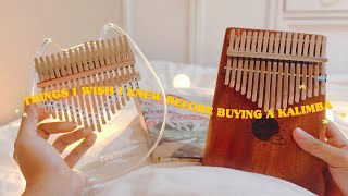 ☕ THINGS I WISH I KNEW BEFORE BUYING A KALIMBA  Kalimba Vlog ✨ [upl. by Darees]