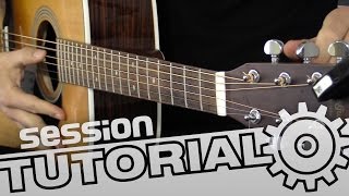 Akustikgitarre mit neuen Saiten stimmen – so bleibt sie stimmstabil  session Tutorial [upl. by Kellyn427]