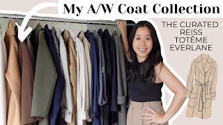 MY AUTUMN WINTER COAT COLLECTION  feat The Curated Toteme Reiss Mini Reviews amp How to Style [upl. by Eilitan]