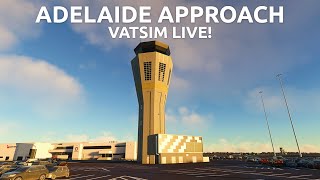 Controlling Adelaide Approach For The First Time  VATSIM Live [upl. by Nikos]