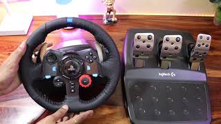 Logitech G29 Force Racing Wheel Unboxing For PS4 PRO [upl. by Roxi]