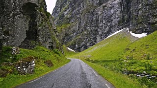 Norangsdalen Scenic Drive 4K  Ørsta to Hellesylt on Fv655 Norway [upl. by Olenka]