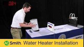 20152016 Maintenance Mania® Training Video  AO Smith Water Heater Installation [upl. by Lobel]