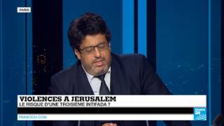 IsraëlPalestine  le député Meyer Habib prend à partie FRANCE24 dans le DébatF24 [upl. by Masterson]