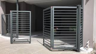 Automated Bifolding Gate with KEY Automation RAY motor [upl. by Slade]