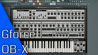 Oberheim ObX The Legendary Synth Now Available As A Vst Plugin gforce obx [upl. by Annoj]