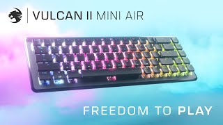 ROCCAT Vulcan II Mini Air Trailer 65 Wireless Gaming Keyboard [upl. by Bello]