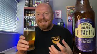 Birrificio Angelo Poretti  Premium Italian Lager beer beerreview supermarket [upl. by Nnaear]