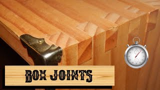 Quick Tips Box Joints by Hand [upl. by Weisburgh984]