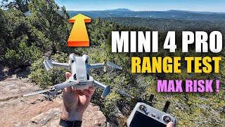 DJI Mini 4 Pro RANGE TEST  HOW FAR Will it GO  Fly More Combo PLUS Batteries and RC2 [upl. by Hynda]