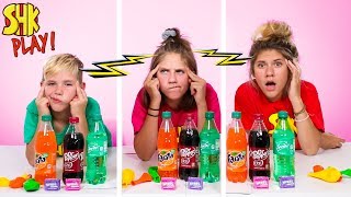 TOP 5 Science Experiments using CANDY amp SODA Twin Telepathy Challenge [upl. by Hach]