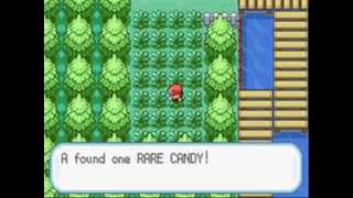 Pokemon Fire RedLeaf Green  All Rare Candy Locations [upl. by Kcirdef423]