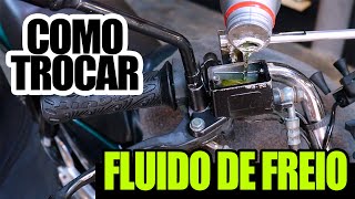 Como trocar o fluido de freio dianteiro da sua motocicleta [upl. by Garneau]