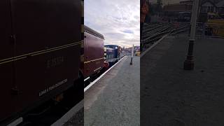 Oswestry Hertiage Railway Alun Evans shunting the coaches back into the platform [upl. by Fem]