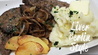 Berlin Style Fried Liver With Apples amp Onions [upl. by Nwahsauq689]