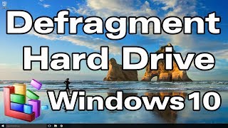 How to defragment a hard drive in Windows 10 [upl. by Bumgardner]