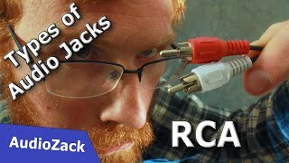 Understanding RCA Connectors  Types of Audio Jacks [upl. by Kevan]