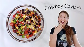 Perfect for Summer Easy Healthy WFPB Dip COWBOY CAVIAR [upl. by Areivax]