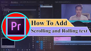 How to add Scrolling and Rolling text with Adobe Premiere Pro 2020 [upl. by Erbma223]