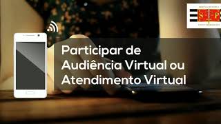 Audiência ou atendimento virtual pelo celular [upl. by Gemoets521]